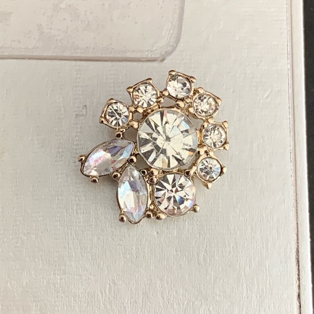 MARCHESA Crystal Cluster Earrings NWT! LAST ONE! - Picture 4 of 8